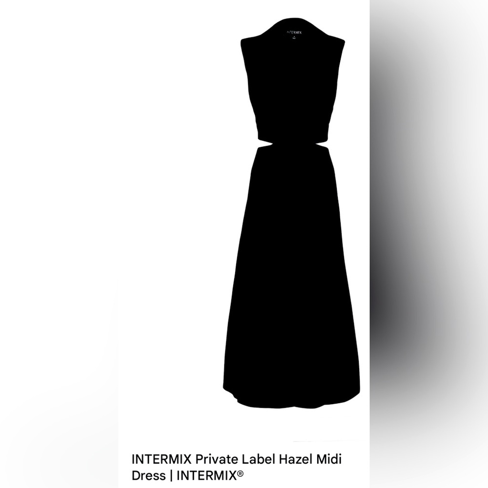Intermix Black Cut Out Dress